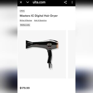 CROC Professional Master IC Digital Hair Dryer